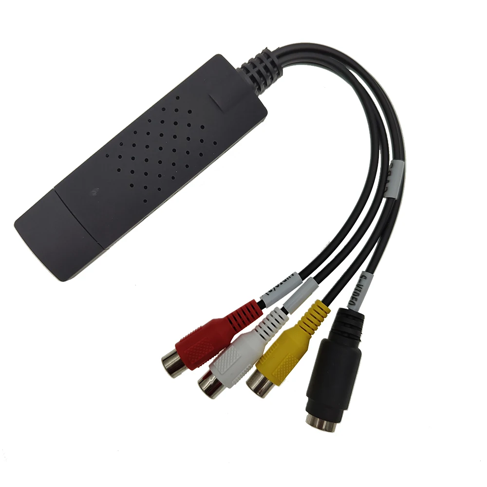 USB2.0 To RCA Audio Video Capture Card High-Quality Video And Audio Capture Card Adapter Cable For TV DVD VHS Capture Device