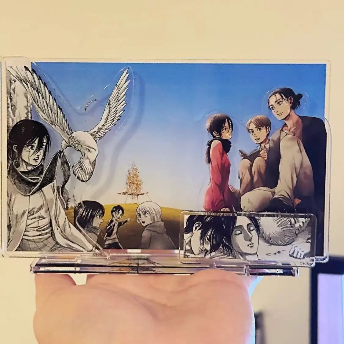 29styles Atak Tytanów Anime Gadżety Rodzinne Portrety Akrylowe Podstawki Hange Line Stojące Płytki Levi Przezroczyste Karty Zabawki