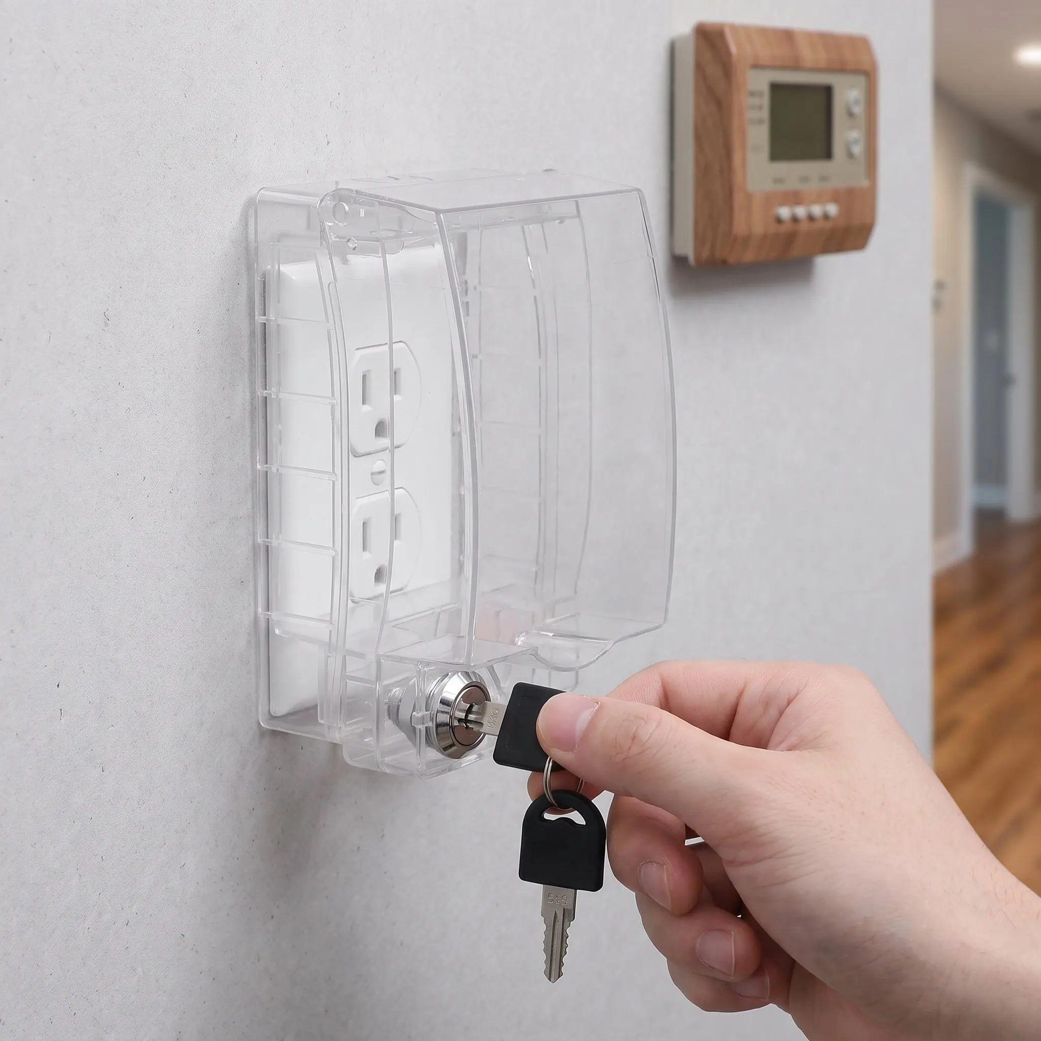 Transparent Plastic Waterproof Switch Cover 86 Type Wall Switch Protective Cover Bathroom Kitchen Outdoor Splashproof Socket Box
