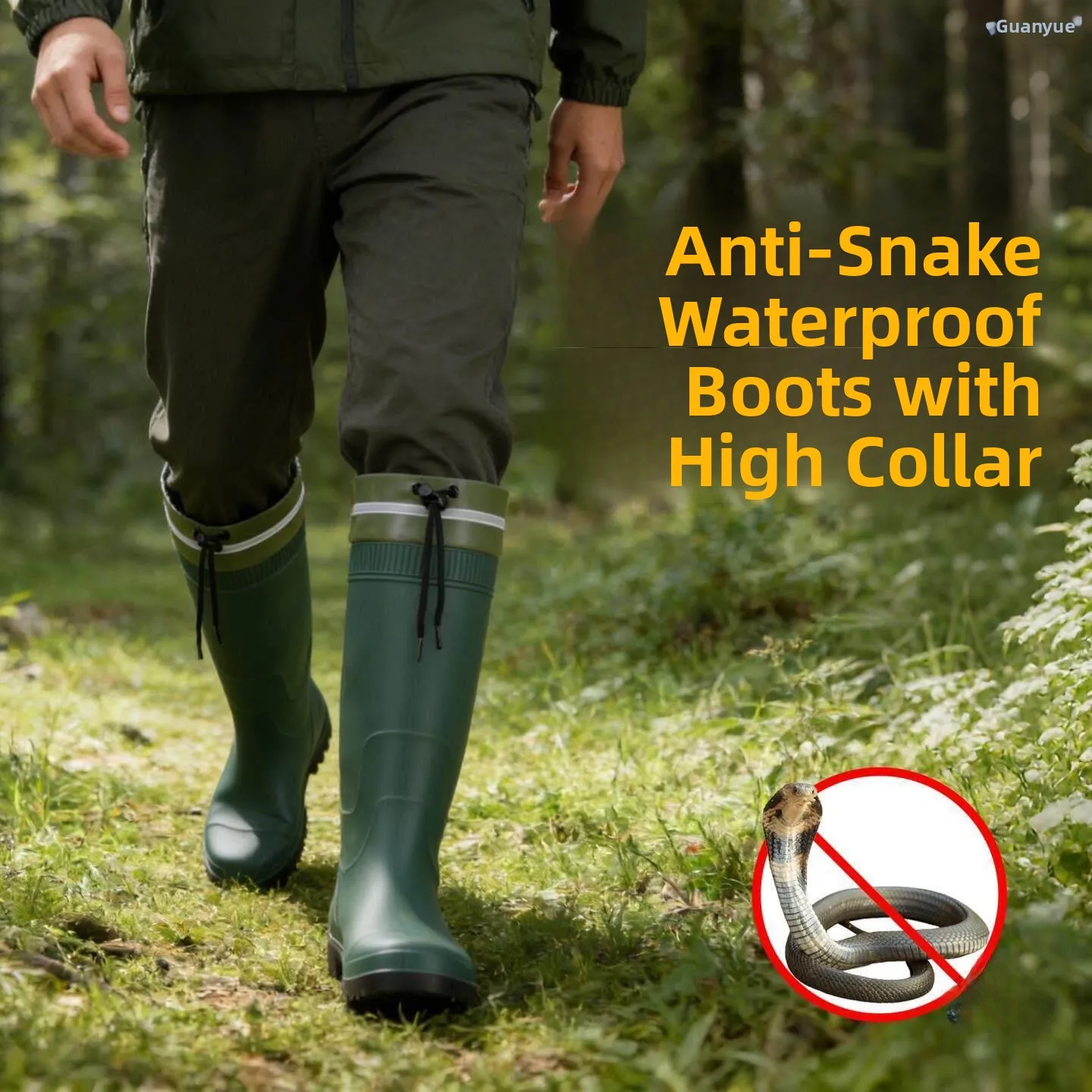 non-slip-high-tube-rain-boots-fishing-special-comfortable-waterproof-shoes-snake-resistant-slip-on-men's-shoe-crownweiye-brand