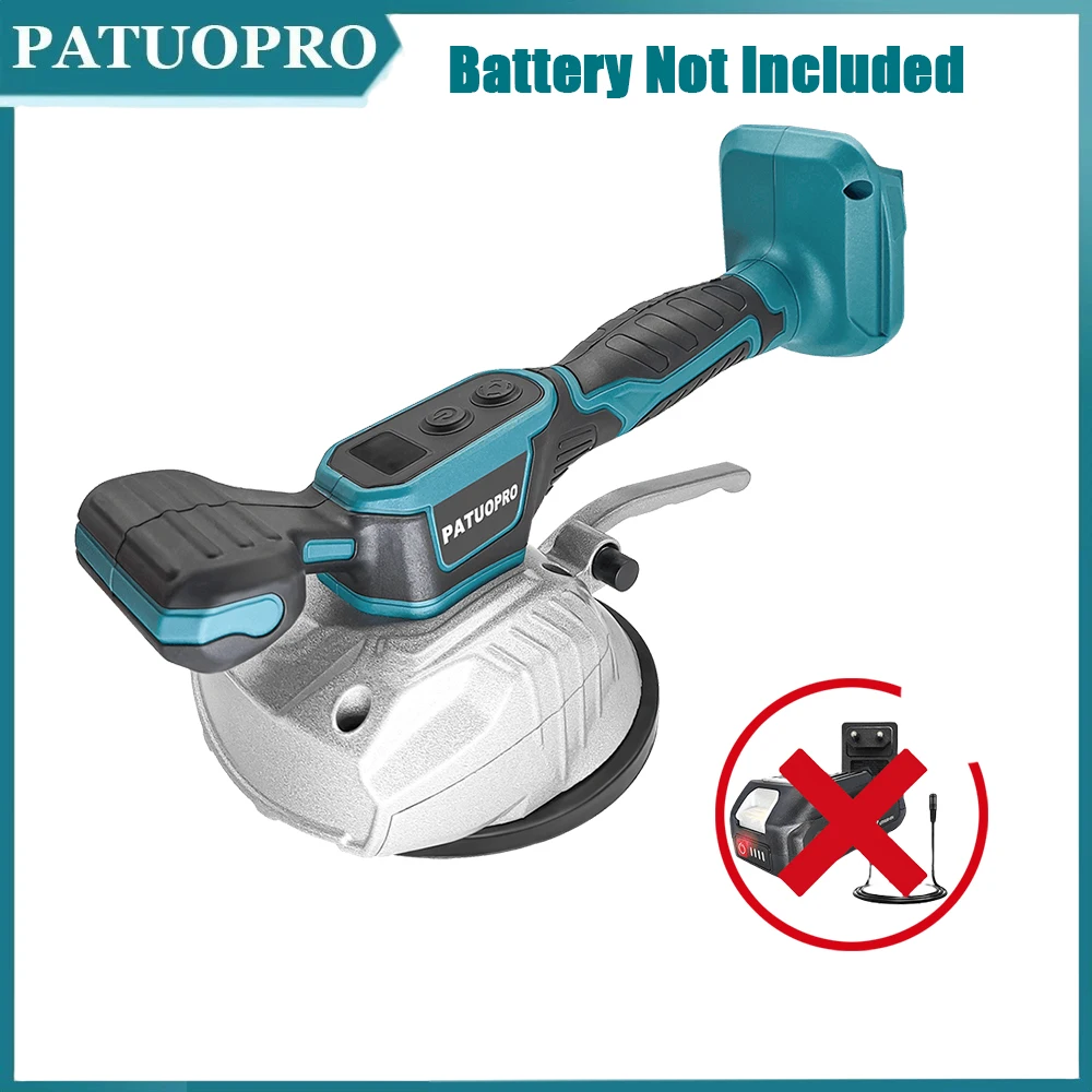 8-speed Cordless Tile Tiler Automatic Laying Leveling Tool Tiling Vibration Machine Portable Power Tool For Makita 18V Battery