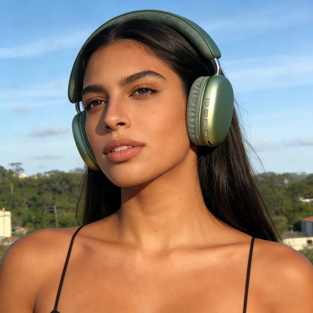 New Bluetooth Earphone Over Ear Headphone Wireless Headset Stereo Surround Gaming Headphone For Smart Phone Pad image 6