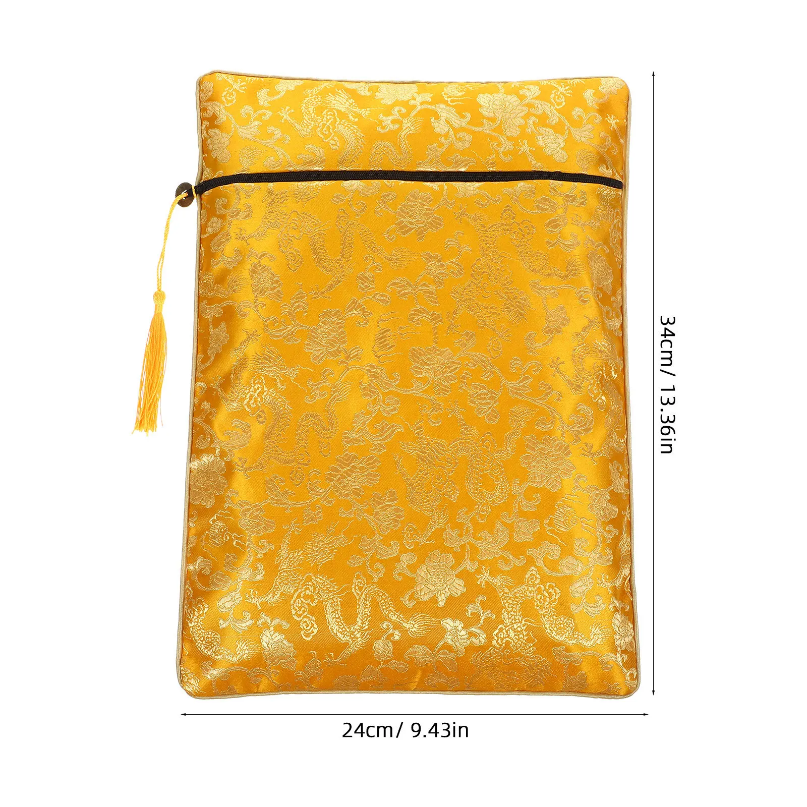 Large Capacity Book Storage Bag Zipper Pencil Case Portable Pen Organizer Travel Carrying Bag for Office Home Pencil Case