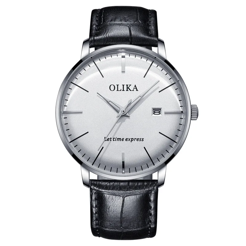 Ultra Thin Quartz Watch 7mm Thickness Quartz Movement from Japan 41mm Diameter Retro Copper Case Steel Bracelet with Calendar