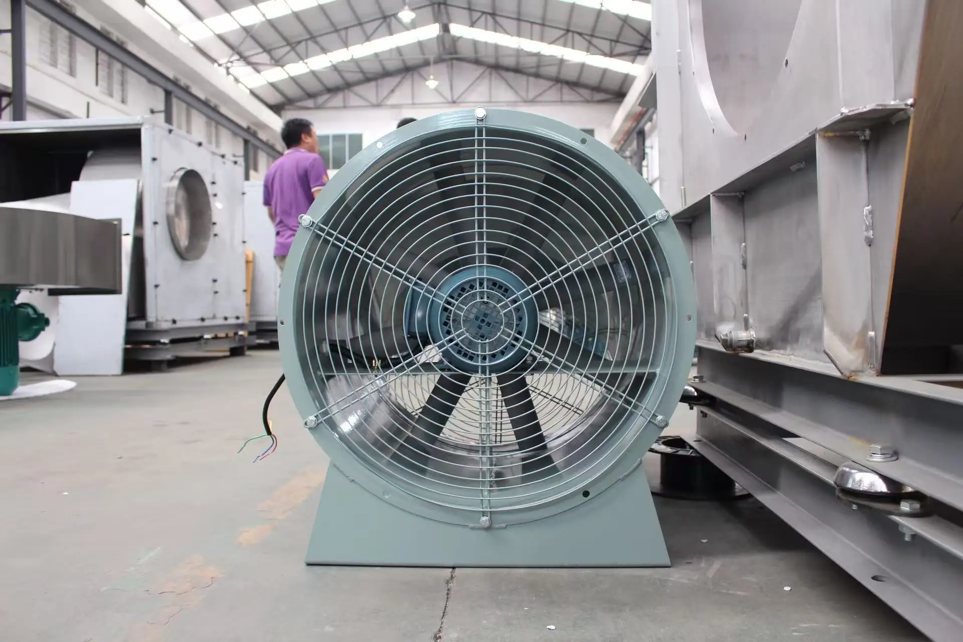 Commercial axial fans with silent, efficient ventilation for buildings and HVAC systems