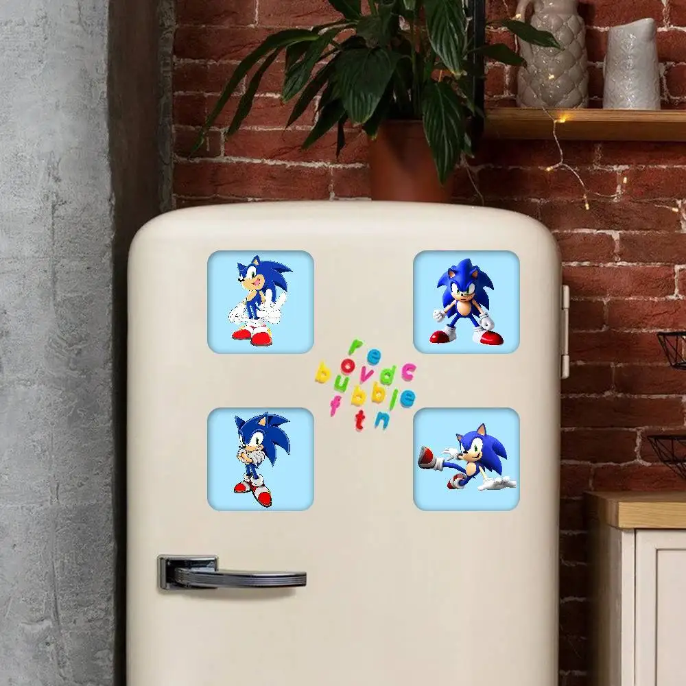 Movie S-Super-SonicS Fridge Magnet Photo Personalized For Office Family Kitchen Refrigerator Friends Gift Holiday Decor