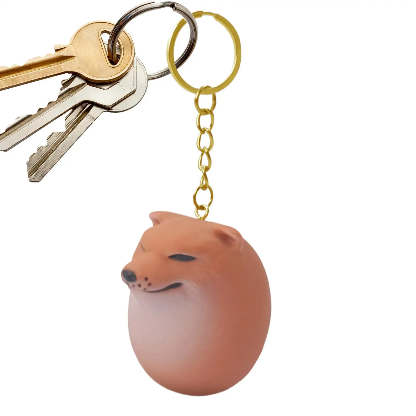 

Брелок для ключей с собакой, забавная фигурка собаки, брелок, кулон, юмористический брелок для ключей, кошелек, очаровательное украшение для рюкзака