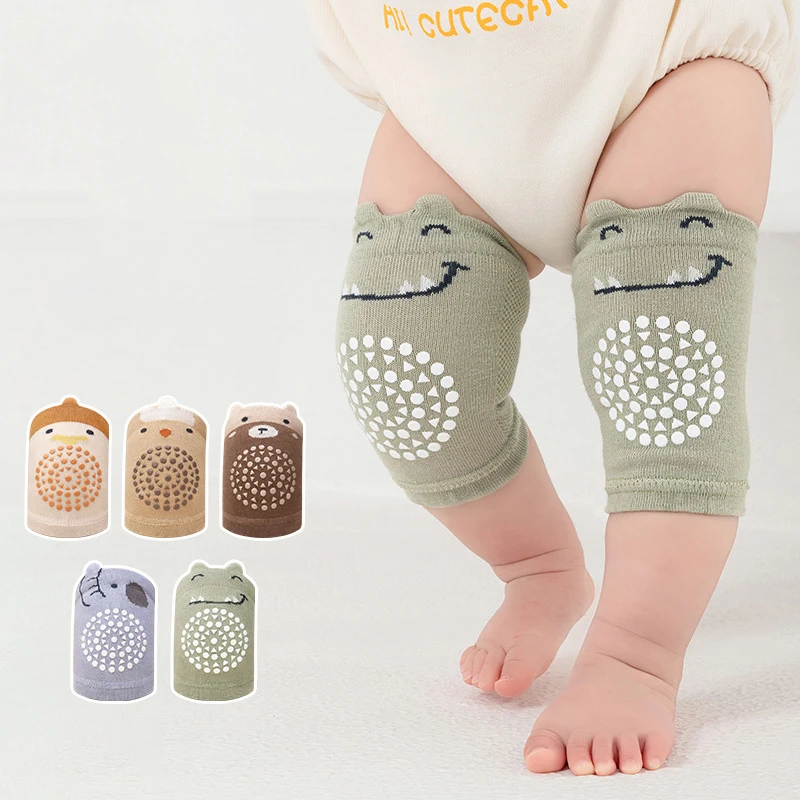 

Cute Kids Non-Slip Knee Pads Cartoon Crawling Legging Infants Toddlers Baby Accessories Safety Protect Knee-pad Leg Warmer 1-3Y