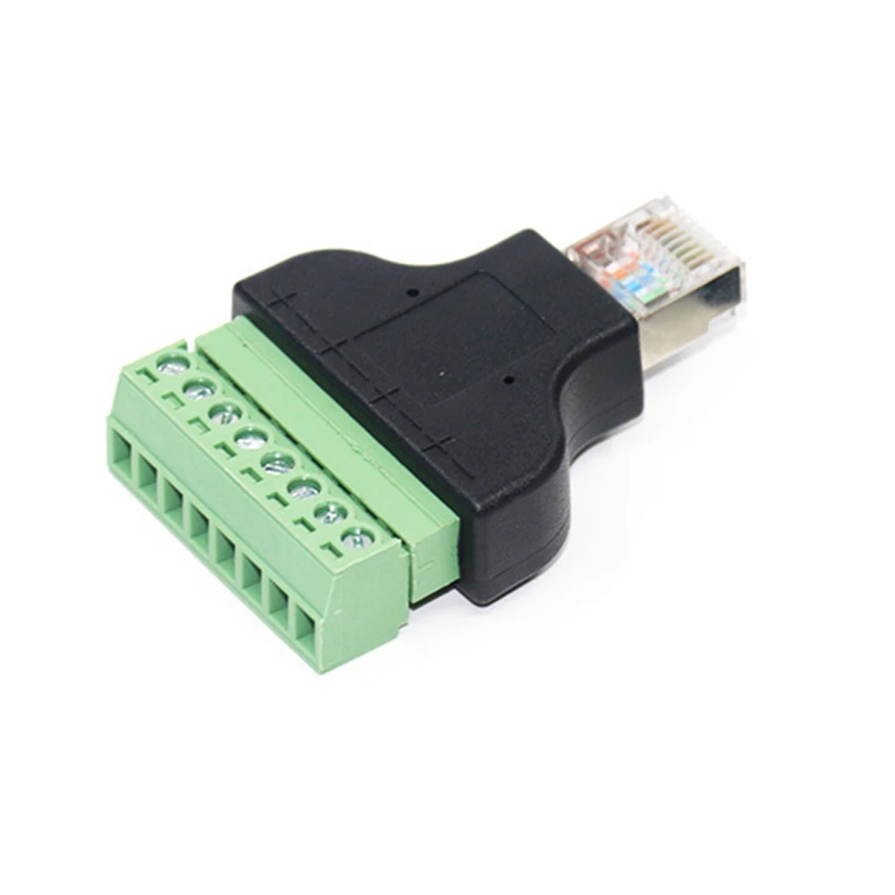لتوصيلات الفيديو RJ45 8-Pin موصل إعداد الشبكات اتصالات استكشاف الأخطاء موصل تطبيق الشبكات