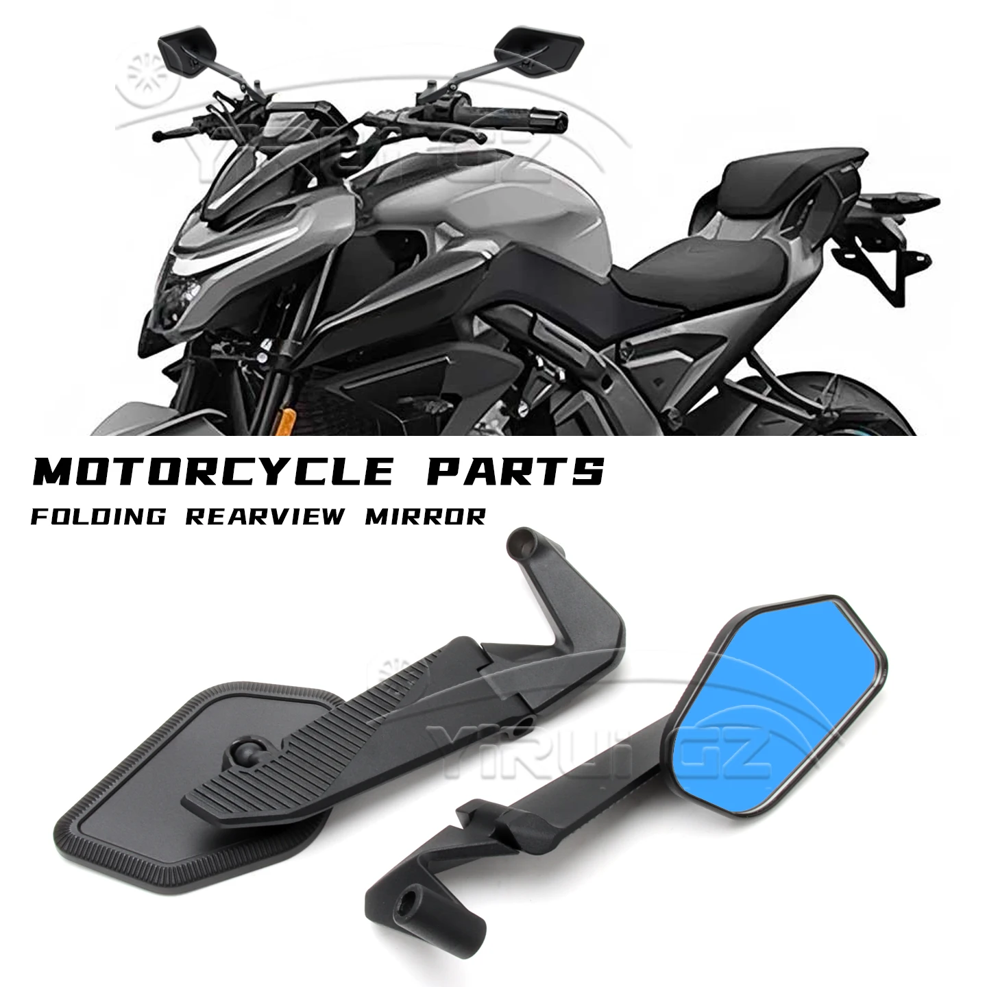

Motorcycle For 650NK 150NK 250NK 800NK 450NK New Side View Mirror Wind Wing Stealth Winglets Rearview Mirrors 450mt 700mt 800mt