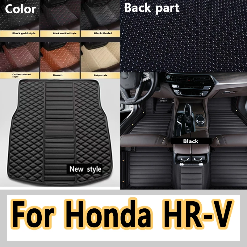 

Роскошный автомобильный коврик для Honda HR-V HRV HR V Vezel Vezeru RV 2022 2023 2024 5-местный автомобильный коврик глобальной версии Полный комплект ковриков Автомобильные коврики