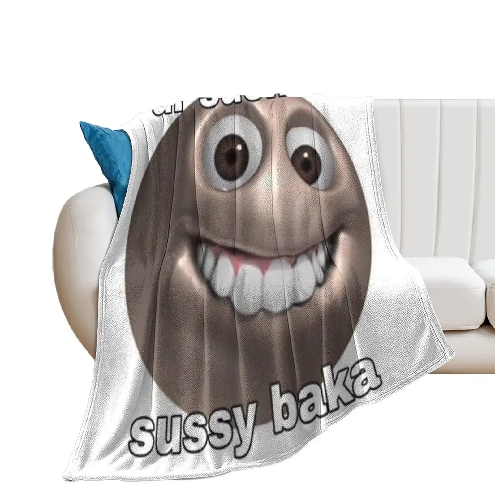 ur such a sussy baka Throw Blanket Furry Sleeping Bag Blankets