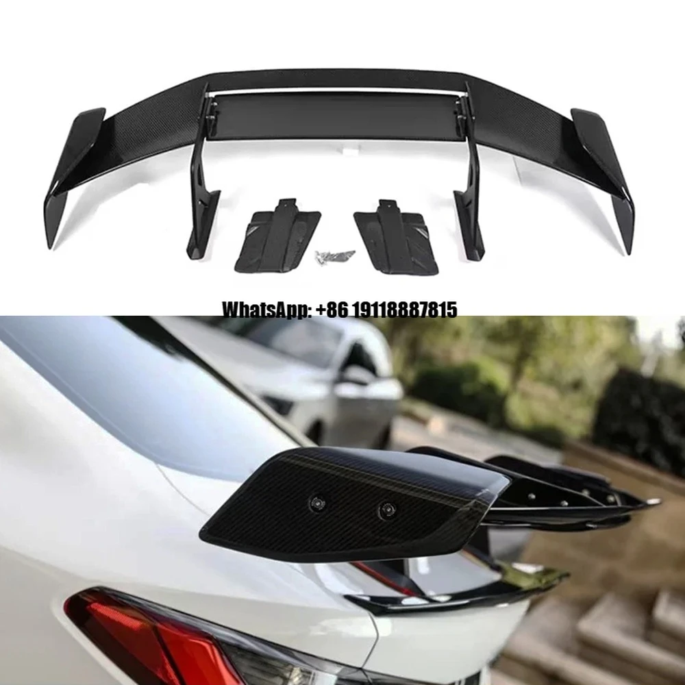

Dry Carbon Fiber High Polished Rear Spoiler Trunk Wing AD Style for BMW M3 G80 M4 G82 2021-25 Screw