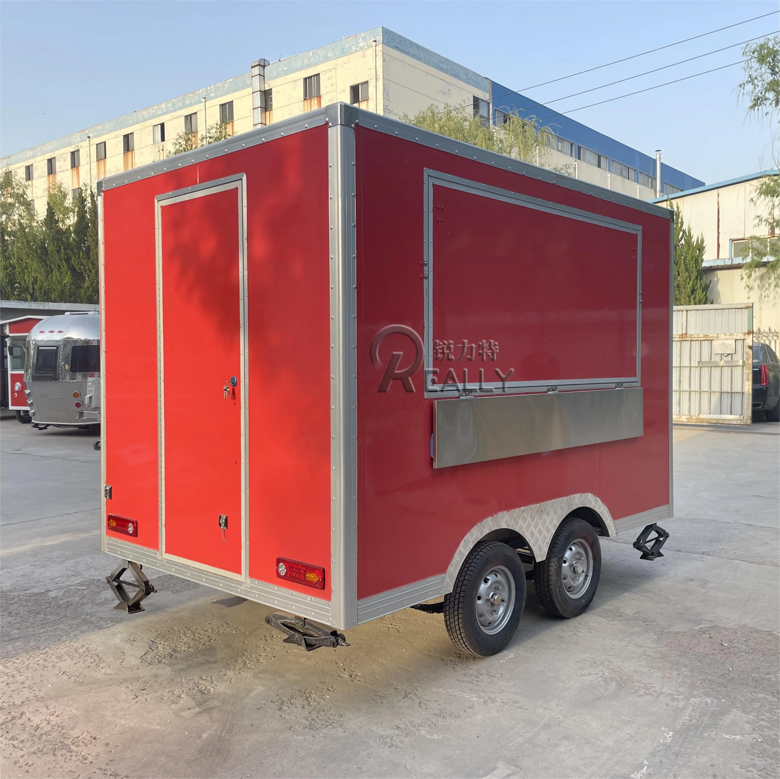 Mobile Coffee Truck Custom Kitchen Equipments Concession Food Truck Trailer Street Snack Pizza Kiosk Mobile Fast Food Cart