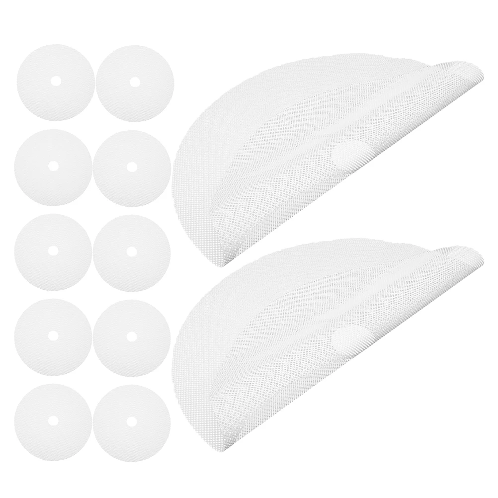 

12PCS Silicone Drying Pad Mesh Tray Liners Nonstick Food Dehydrator Accessories Reusable Round Sheets Dryer Mat