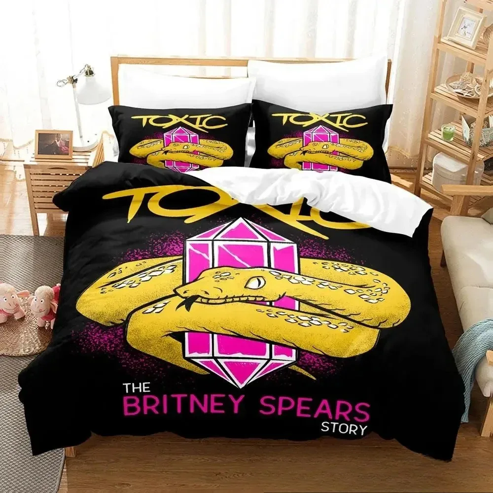 Exquisite Singer Britney Spears Bedding Set Duvet Cover Comforter