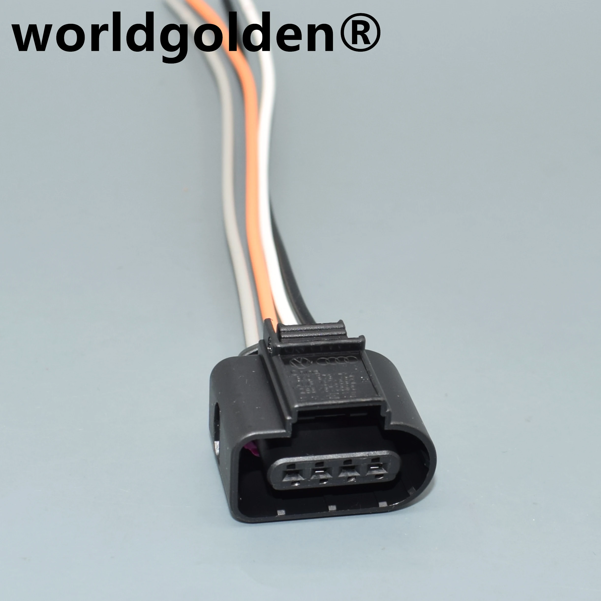 

worldgolden 1pcs 4 Pin 1.5 Series 8K0973704 Automobile Intake Pressure Sensor Sealed Wiring Socket For VW Audi