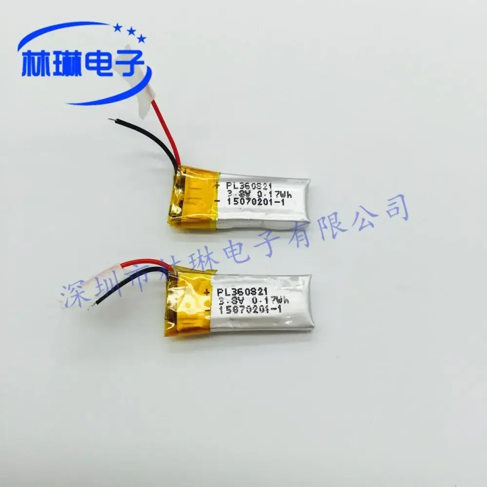 Hot 360821P with protective board 3.8V 50MAH lithium polymer battery luminous shoes flash shoes battery Rechargeable Li-ion Cell