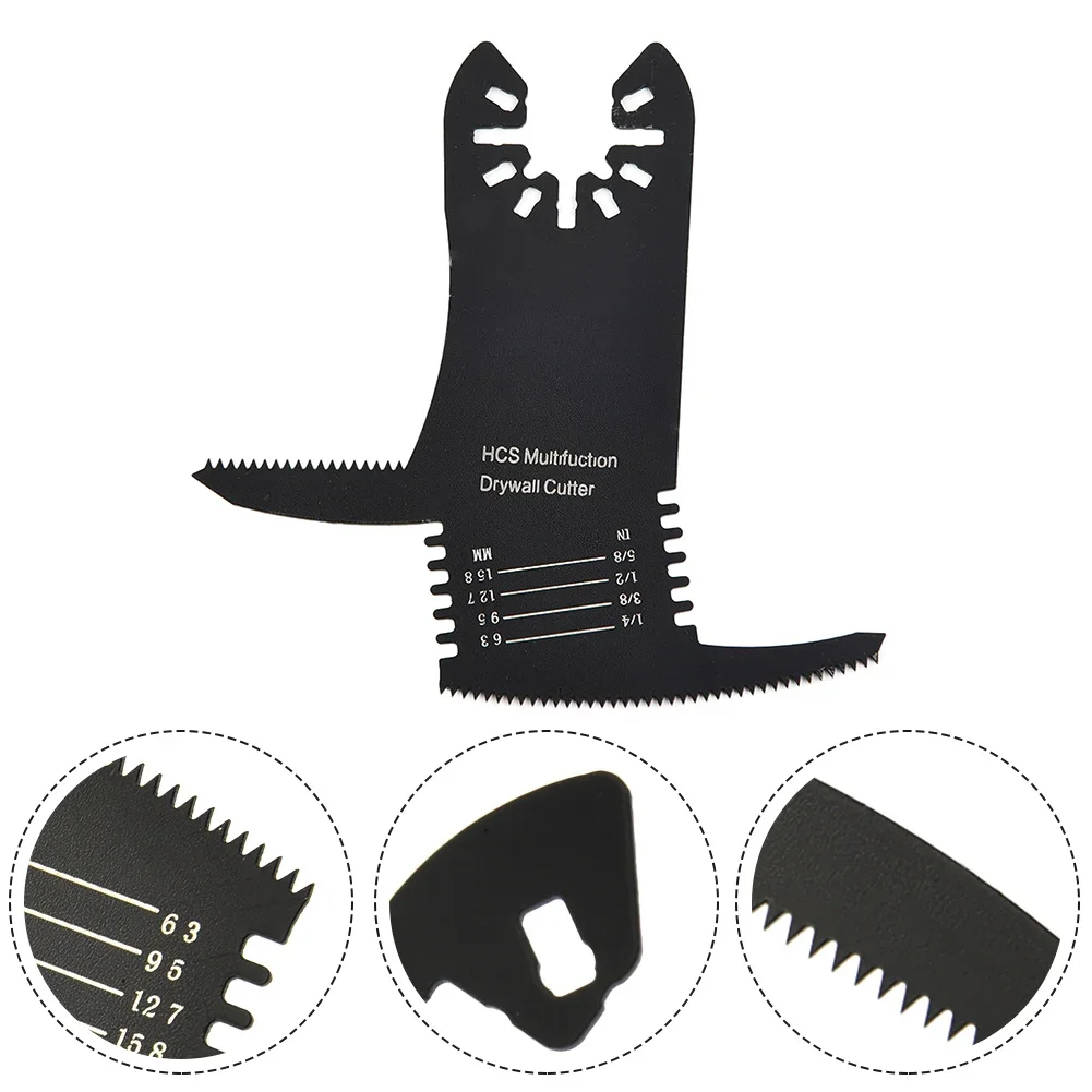 1PC MultiTool Blade Double Sided Tooth Universal Saw Blade Curved Hook Shaped Oscillating Saw Blade MultiTools Accessories