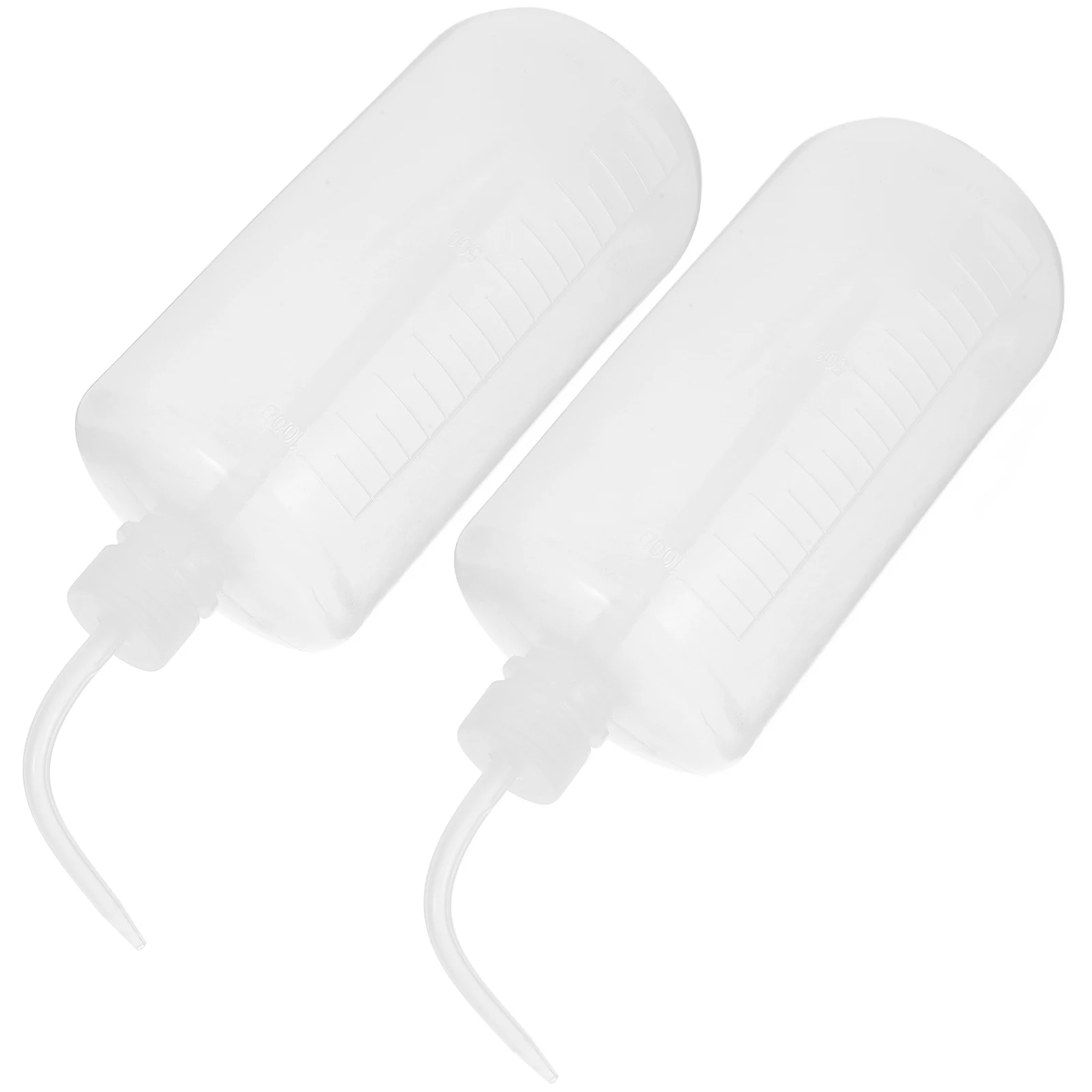 

Large Capacity Plastic Washing for Laboratory Graduated Squeeze Bottle Curved Spout Precision Cleaning Solution Control