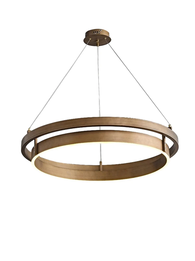 Imagem -06 - Bronze Avize Modelleri Luz Pendente Lustre Criativo Hanglamp Led Lustres para Sala de Jantar Decoração Novo Design 2024