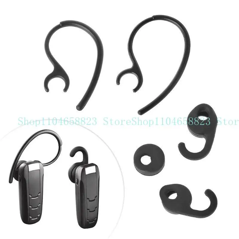 652f Ушные шнурки для наушников 3PCS Гелевой ушной зал+2PCS ушной крючок