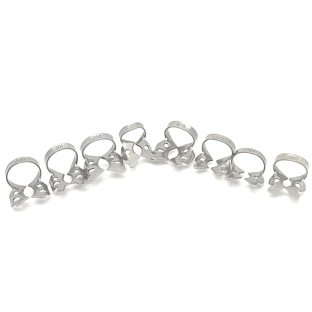 Dental Endo Clamp Size 50 Stainless Steel Rubber Dam Retainer for Anterior Teeth Procedures Endodontics Orthodontics