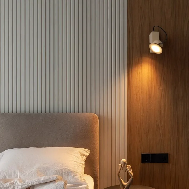 Magnetic Wall Lamp Retro Medieval Living Room Wall Lamp French Cream Wind Bedroom Bedside Wall Lamp