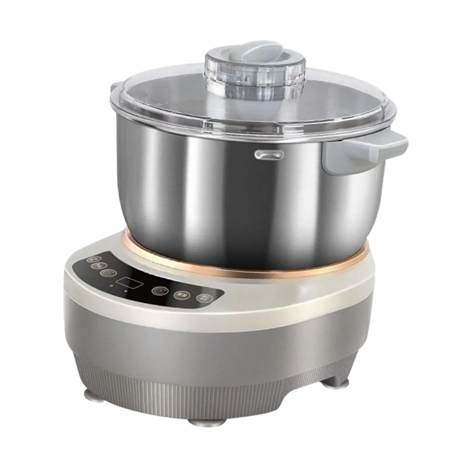 Electric Dough Mixer Microcomputer Timing Kitchen Tool Commercial Home Multifunctional Face up Touch Panel for Bread, Pizza,
