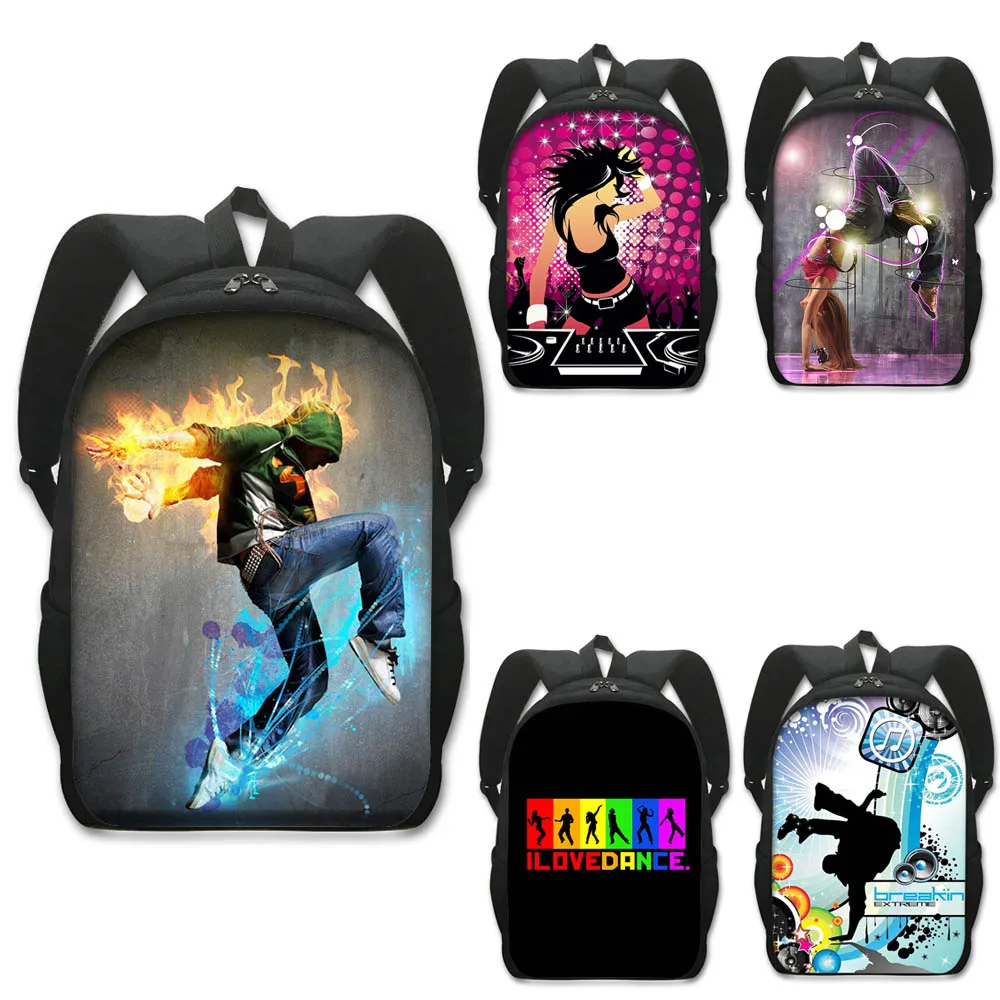 

Hip Hop Dancing Backpack Jazz Dance Women Men Rucksack Children School Bags for Teenager Laptop Backpack Hiphop Daypack Bookbag