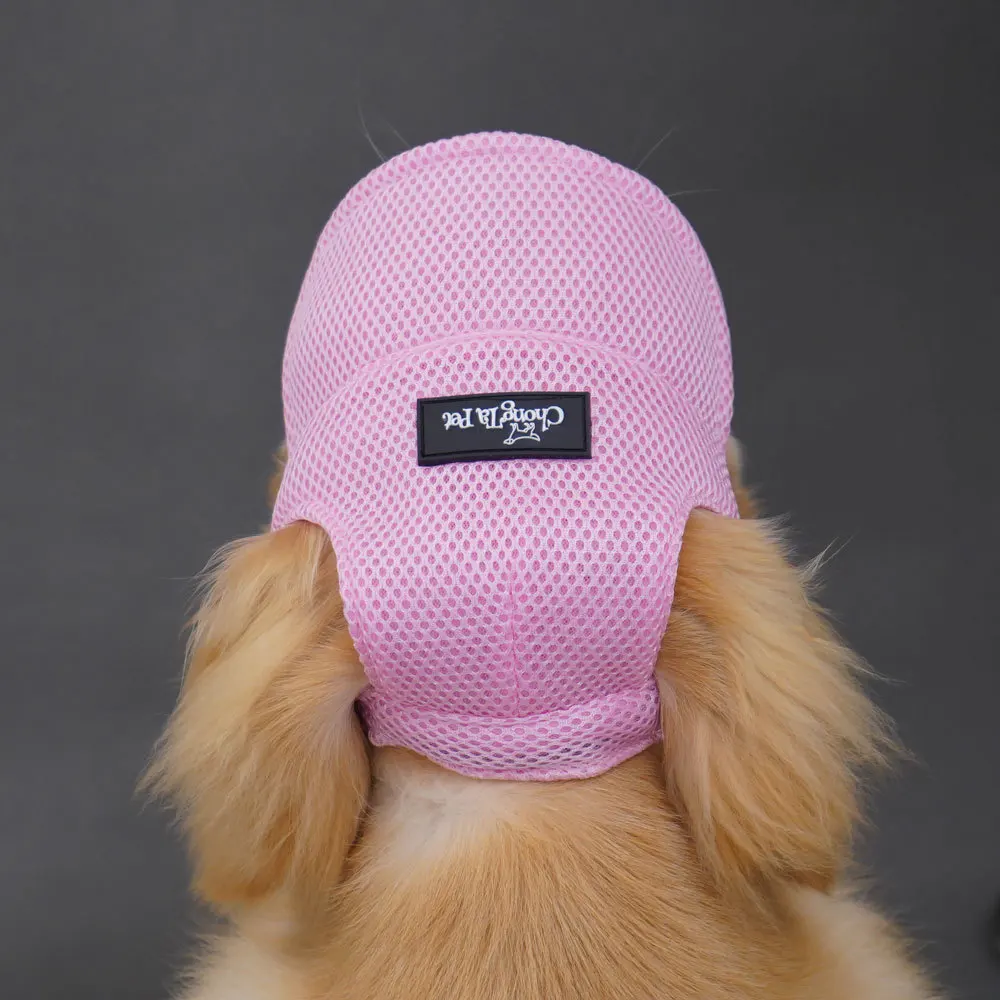 Summer Mesh Pet Dog Hat Breathable Baseball Adjustable Sunhats Hat Outdoor For Cat Small Medium Large Dogs Pet Accessories