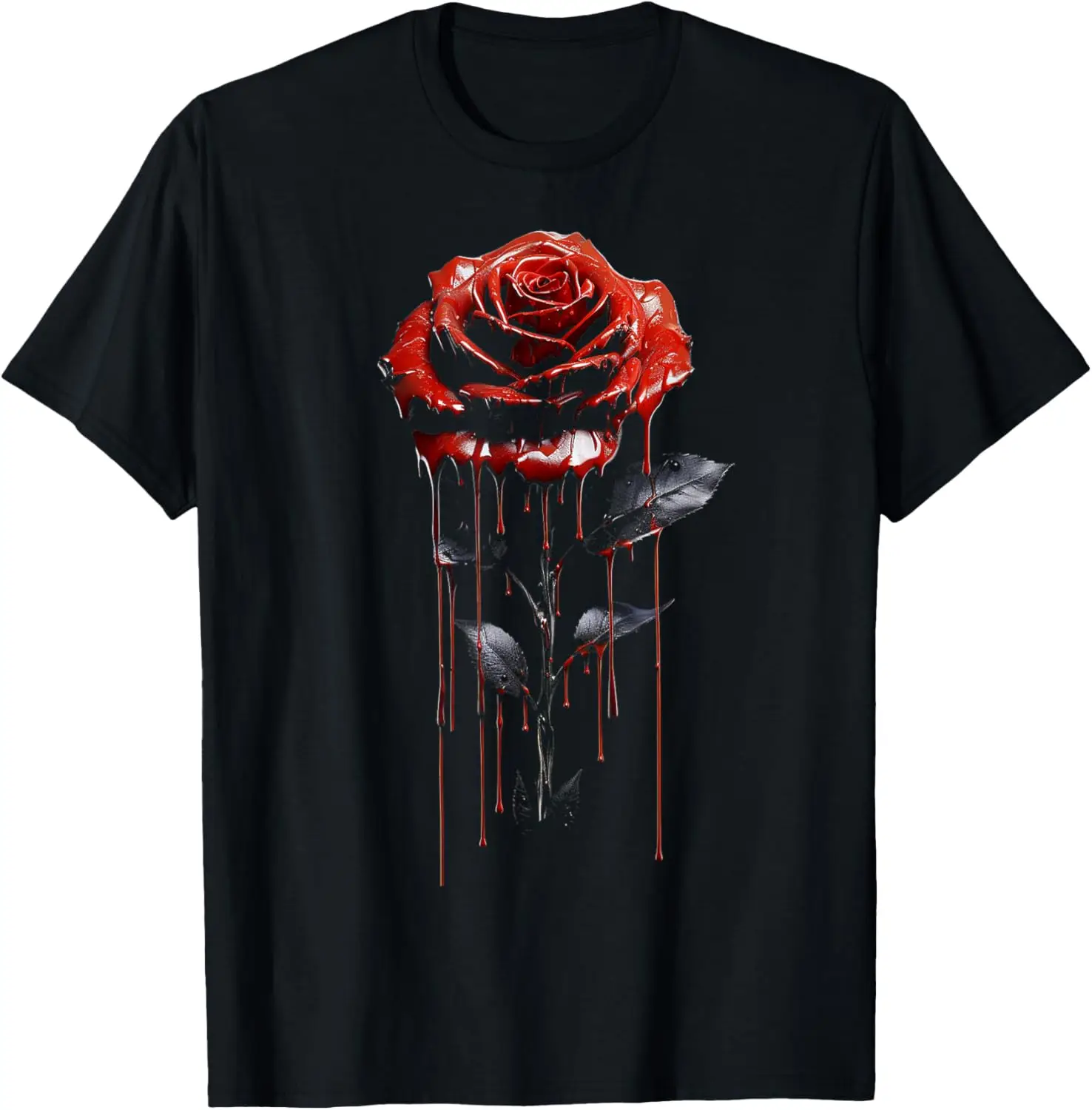 

Rose Lover Artwork Graphic Motif Nature Rose T-Shirt