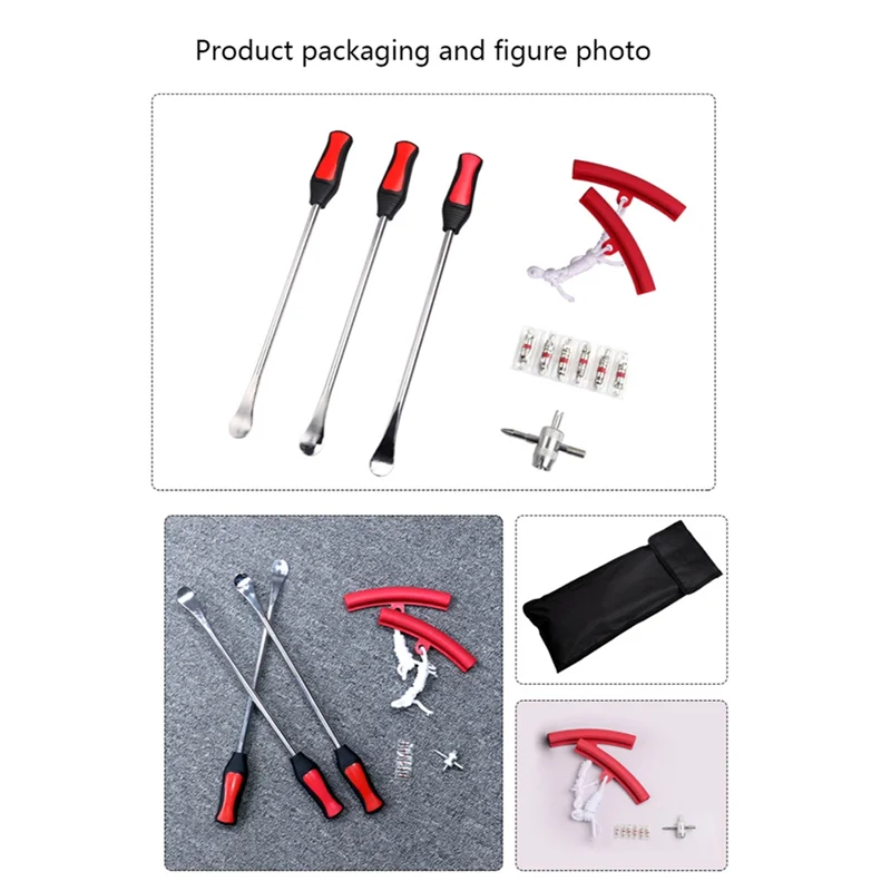 

375Mm Changing Lever Tools Car Rim Protector Tire Repair Tool Tire Spoon Crowbar Tool Heavy Duty Motorcycle Bike