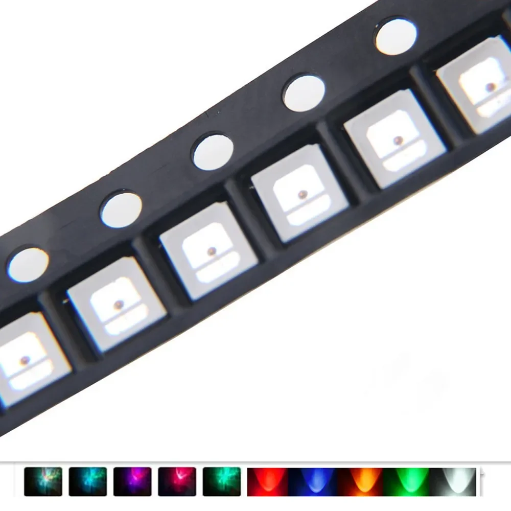 100pcs/lot SMD LED Diodes 5730 5630 Diode 5730 SMD LED Diodo Kit Green RED WARM White ICE Blue Yellow Pink Purple-UV Orange