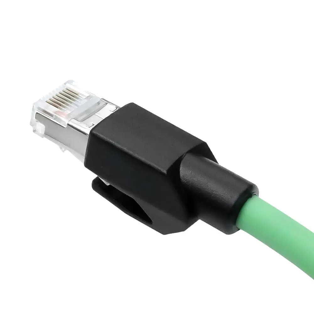 

Alvin's Cables M12 D-Code 4 Pin Male to RJ45 Ethernet Cable High-Flex for Industrial Camera Sensor 3.3ft/1m Green