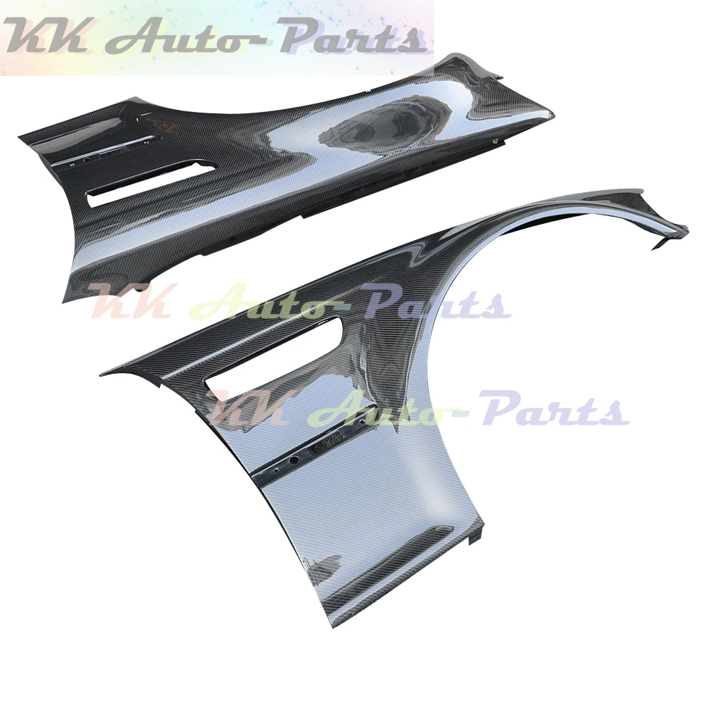 For BMW 3 Series E46 M3 1998-2004 Carbon Fiber Front Side Bumper Fender Air Intake Vent Spiltter Body Kits