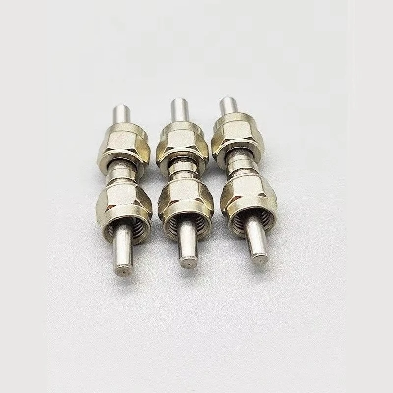 600um SMA905 Double Head Fiber Jumper, Large Aperture Metal Insert Short Spectrometer Cable With Double Nut