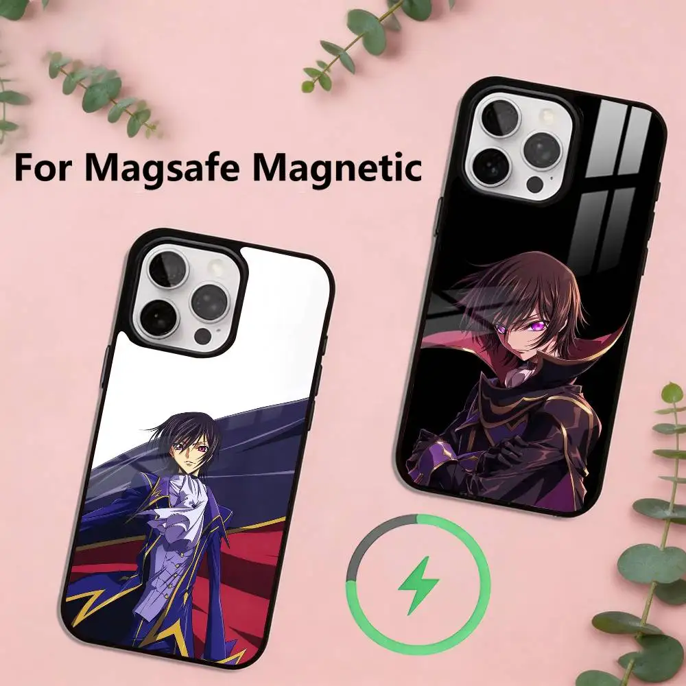 

Code Geass Lelouch vi Britannia Phone Case For iPhone17,16,15,14,13,12,11 Plus,Pro Magnetic For Magsafe Wireless Charging