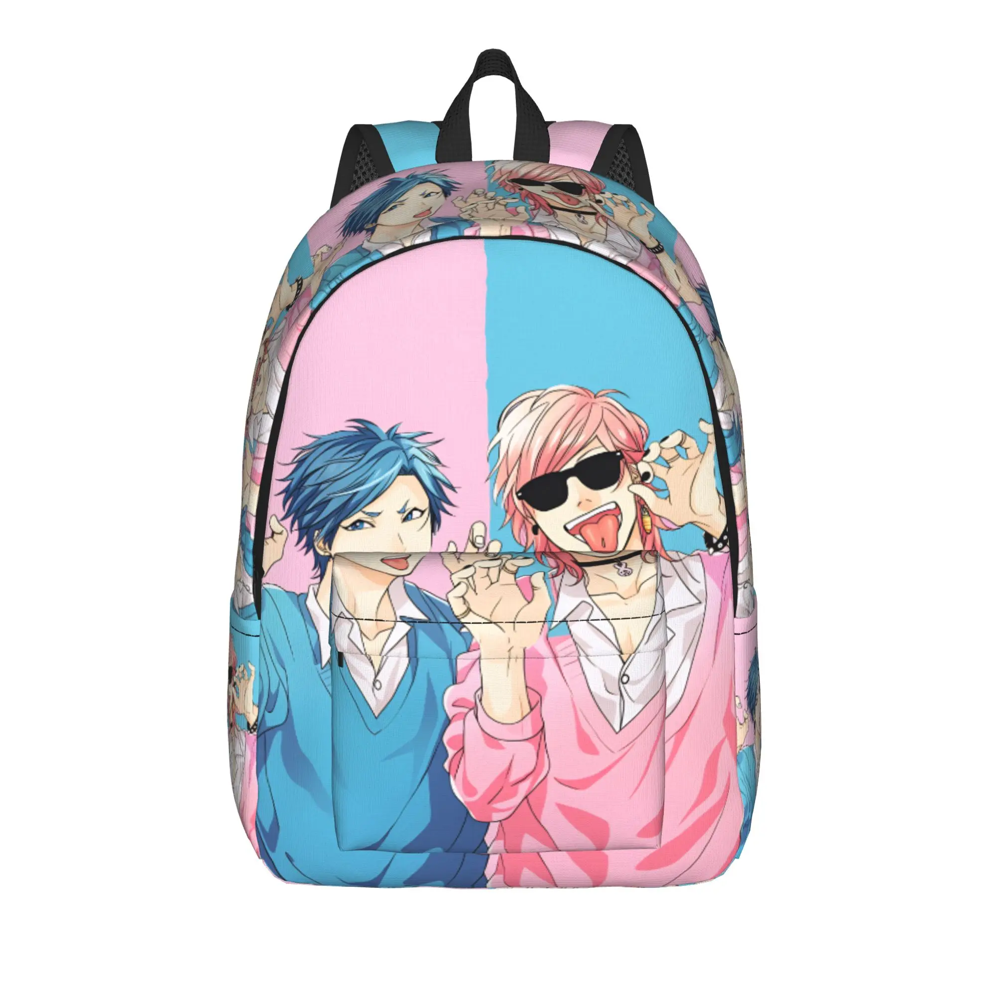 Yarichin B Club Yuri Backpack  Student Unisex Polyester Travel Backpacks Soft Elegant High School Bags Rucksack
