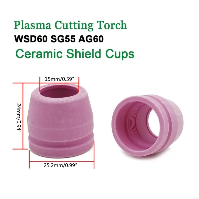 T8UC Plasma Cutters Consumables Plasma Cutters Torch Nozzle Ceramic Shielding Cups Electrode Nozzle for SG-55 AG-60 WSD-60