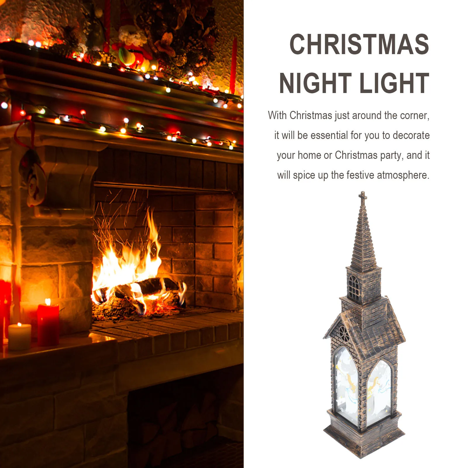 

1Pcs Christmas Decoration LED Luminous Light Small Desktop Decor Festival Gift Lovely Tabletop Adornment Christmas Decor