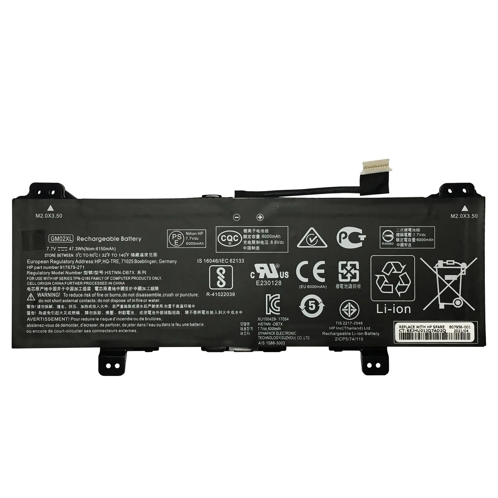 Original  GM02XL Chromebook 14 G5 X360 11 G1 11 G6 EE battery