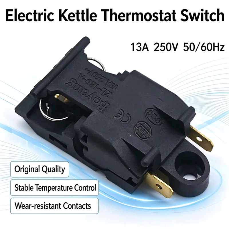 2PCS-20PCS Electric Kettle Power Switch 13A 16A 250V Kettles Thermostat Switch Universal Accessory Kettles Pressure Jump Switch