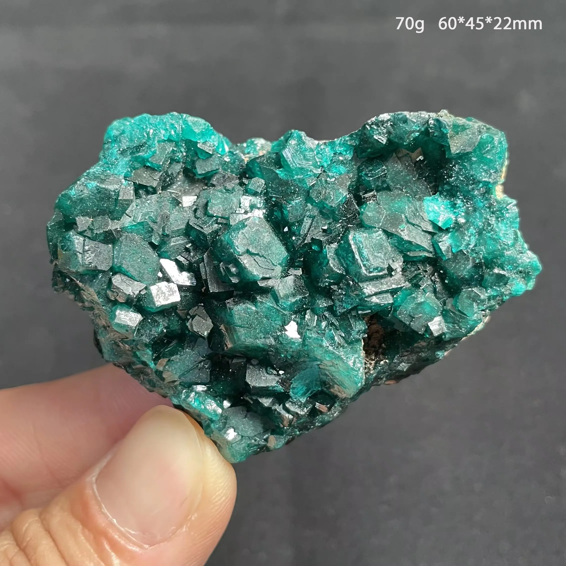 Natural Raw Stone Congo Green Dioptase Mineral Specimen Quartz Crystal Healing Teaching Collection Gift Home Decor - Image 2