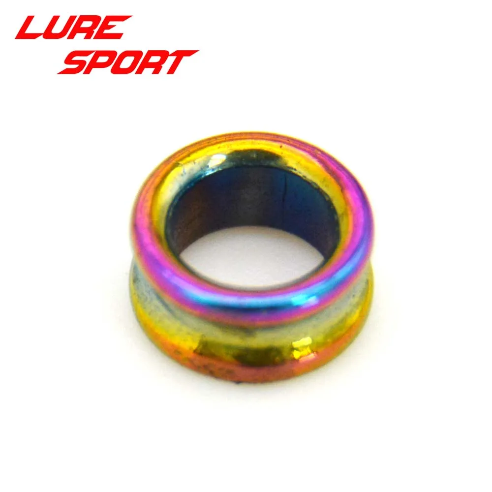 

Proton 50pcs Alconite Ring with Groove outside Rainbow Gold Black rod Guide Ring Rod Building component Repair DIY Accessory