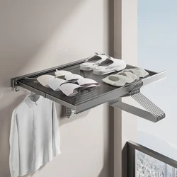 Shelf Foldable Wall Shelves Holder Organizer Retractable Laundry Drying Storage Racks Gap Shelf For Bathroom Balcony
