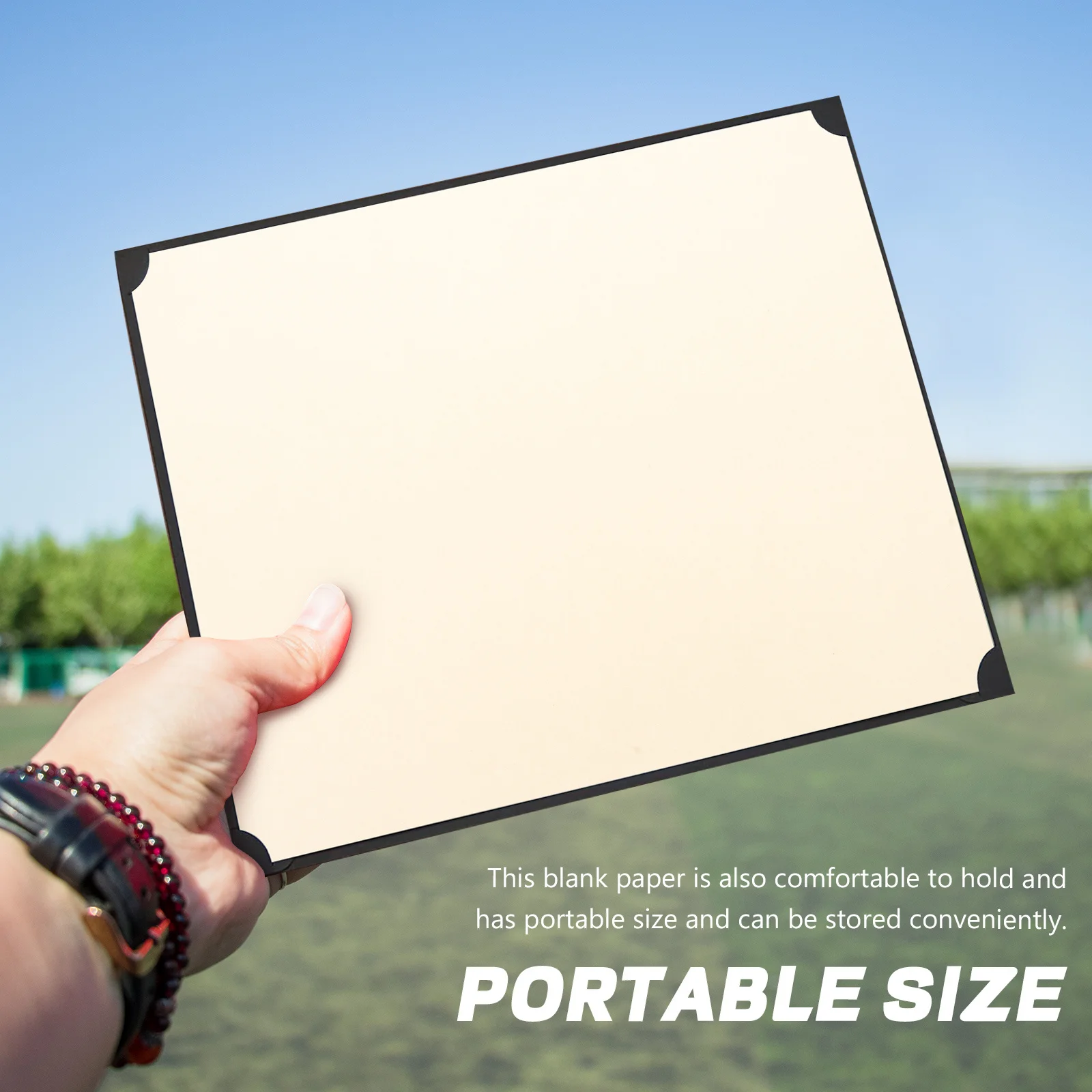 

10Pcs Honor Certificate Paper Portable Size Blank A4 Writable Printable Awards Certificate Paper School Supply