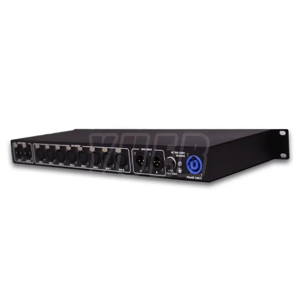 YUER New Artnet To DMX Single Converter 8 output Signal 4096 Channels Dj Disco Party Stage Lighting Controller
