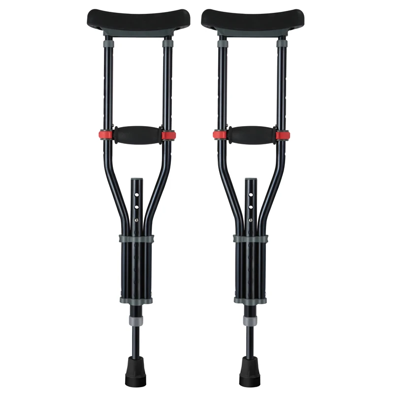 Double crutches for crutches and underarm crutches