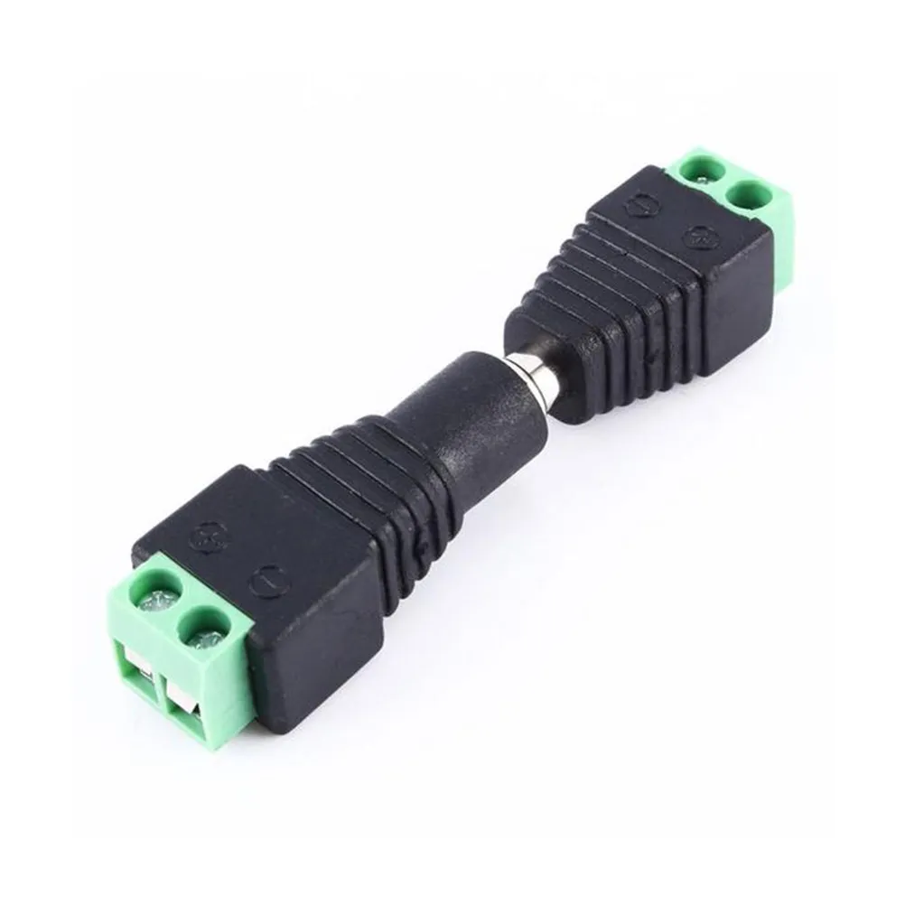 5Pcs Male Female Dc Power Connectors for 12V LED Strip Light Cctv Camera Screw Terminal Jack Adapter Cable Connector
